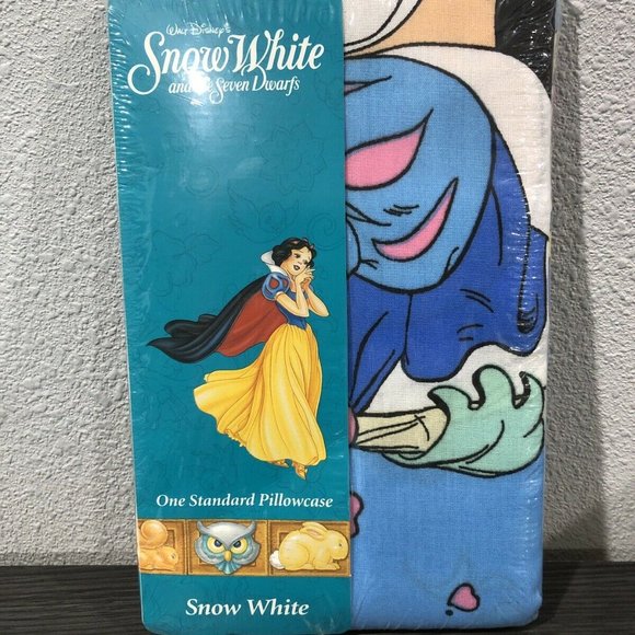 Vintage Disney Snow White Standard Pillowcase Standard And Balloon Valance - Picture 2 of 7